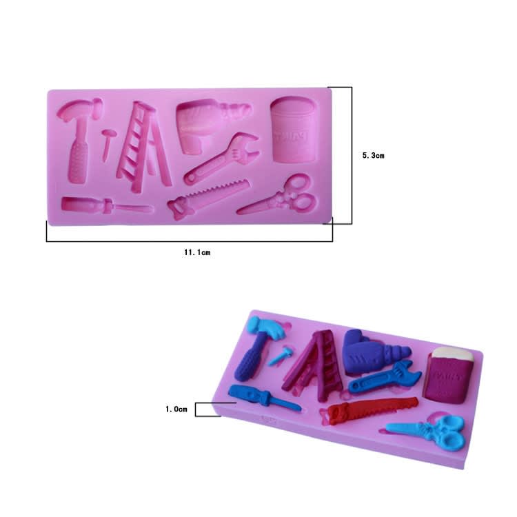 Molde Fondant Herramientas N°1 Silicona2