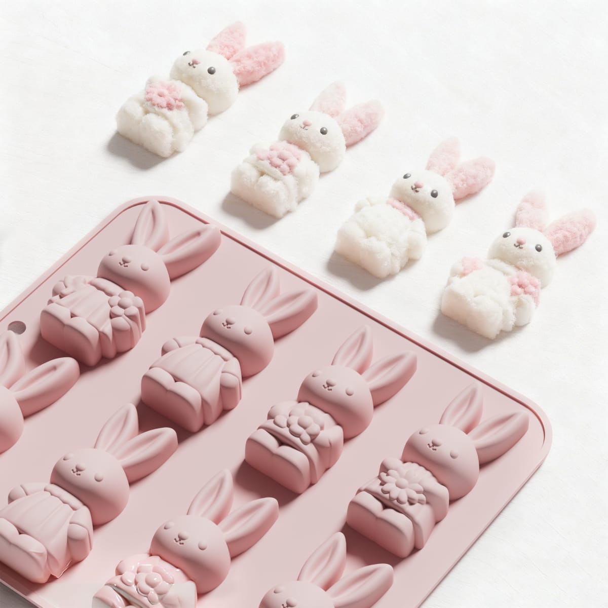 Molde Conejos 8 Cavidades Silicona9