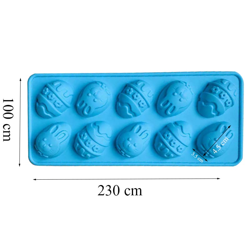 Molde Huevos Diseño N°2 - 10 Cavidades Silicona4