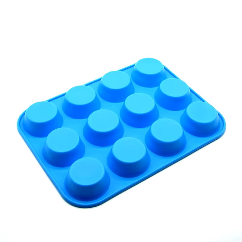 Molde 12 Cupcakes Silicona4