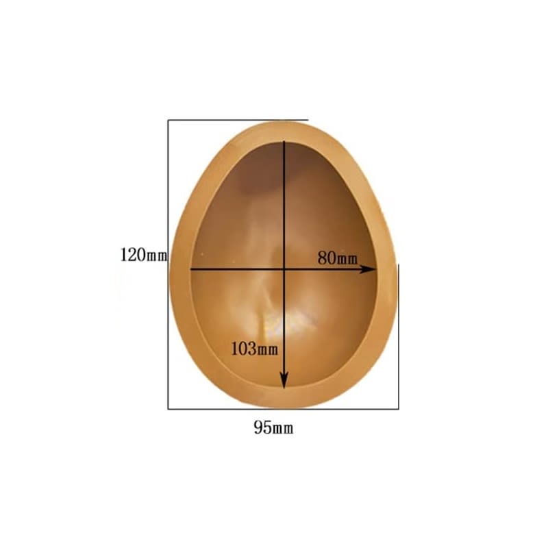 Molde Chocolate Silicona Huevo Liso 10 cm.9