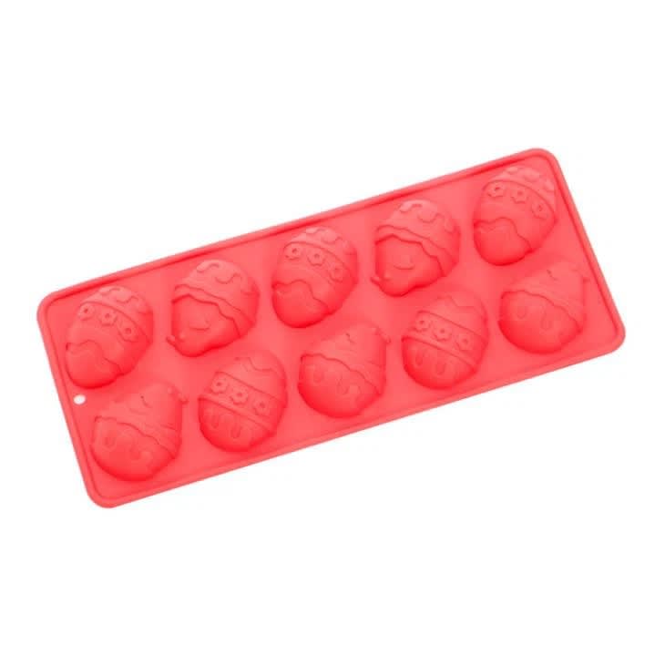 Molde Huevos Diseño 10 Cavidades Silicona5