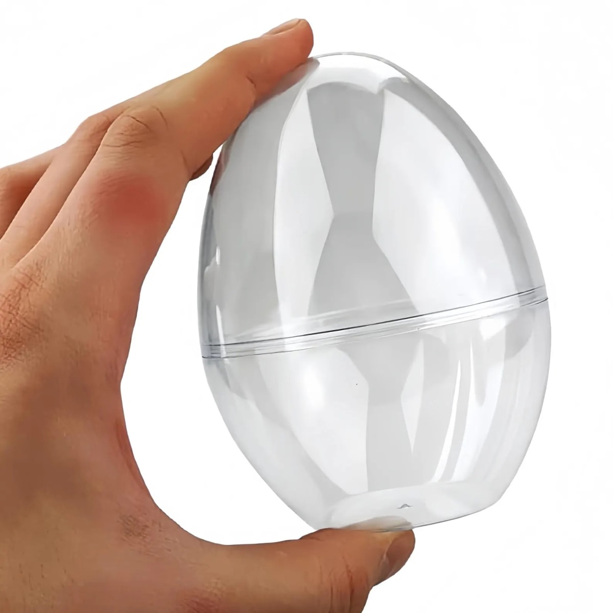 Huevo Acrílico Transparente 12x9 cm. 5 Unidades2
