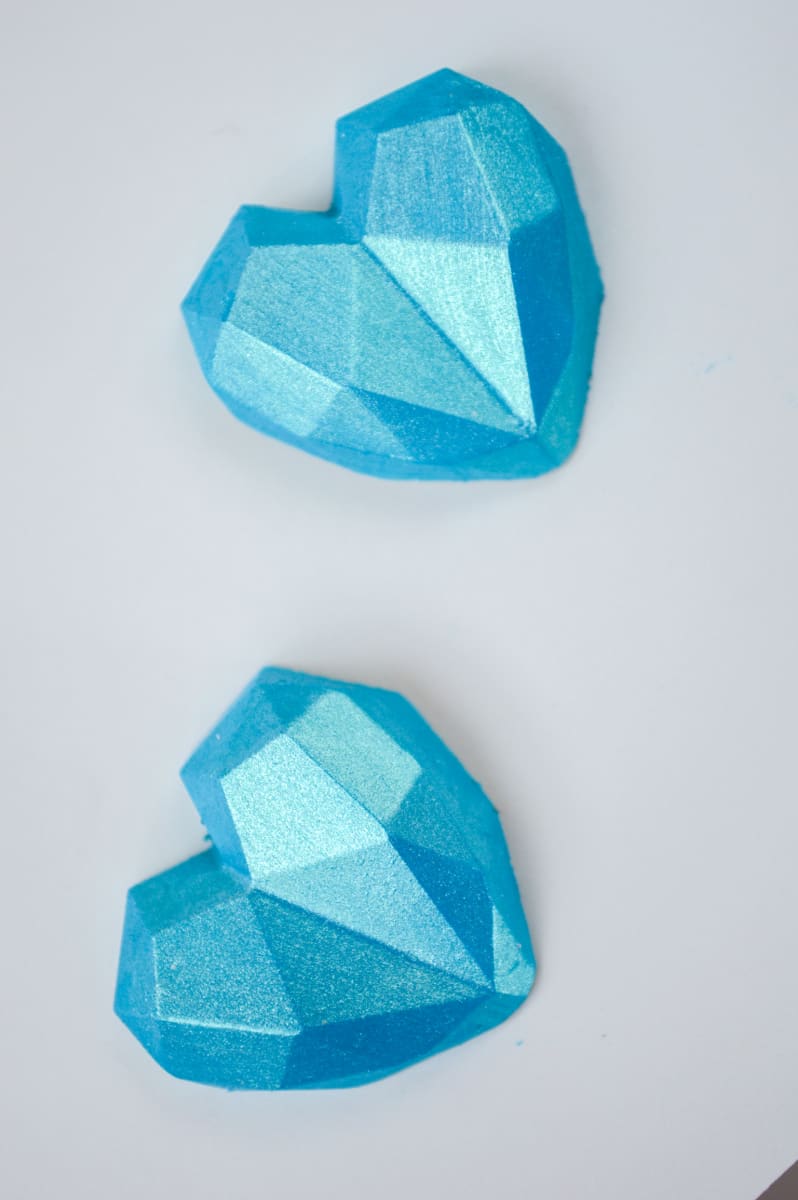 Polvo Nacarado Azul Sirena Costa Cake 4 gr.3