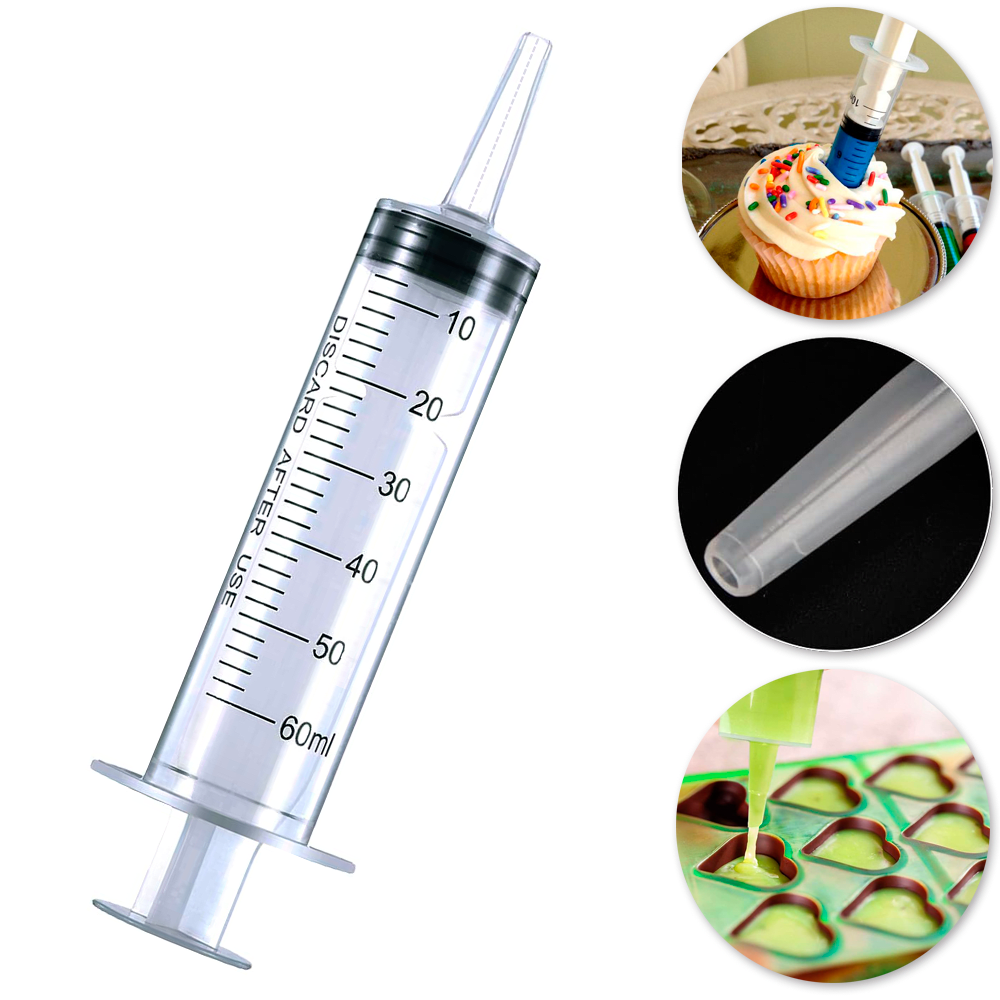 Jeringa Desechable Punta Cateter 60 ml. 0