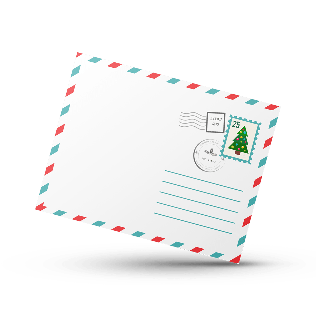 Cookie Card 10x13 cm. Navidad N°6 - 10 Unidades 0