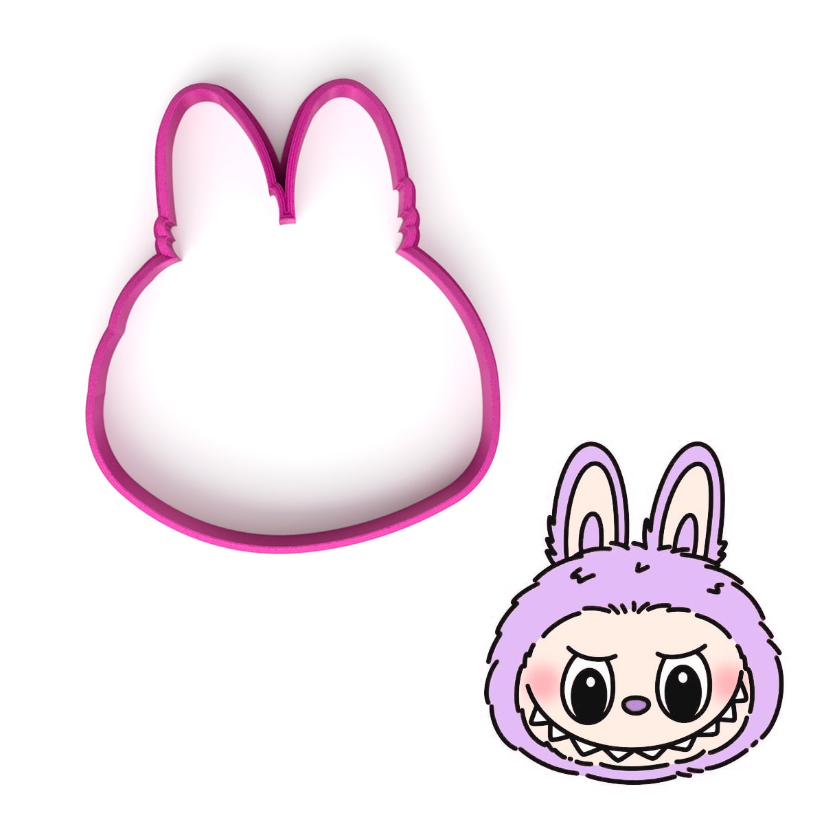 Cortador Labubu N°2 Plástico 0