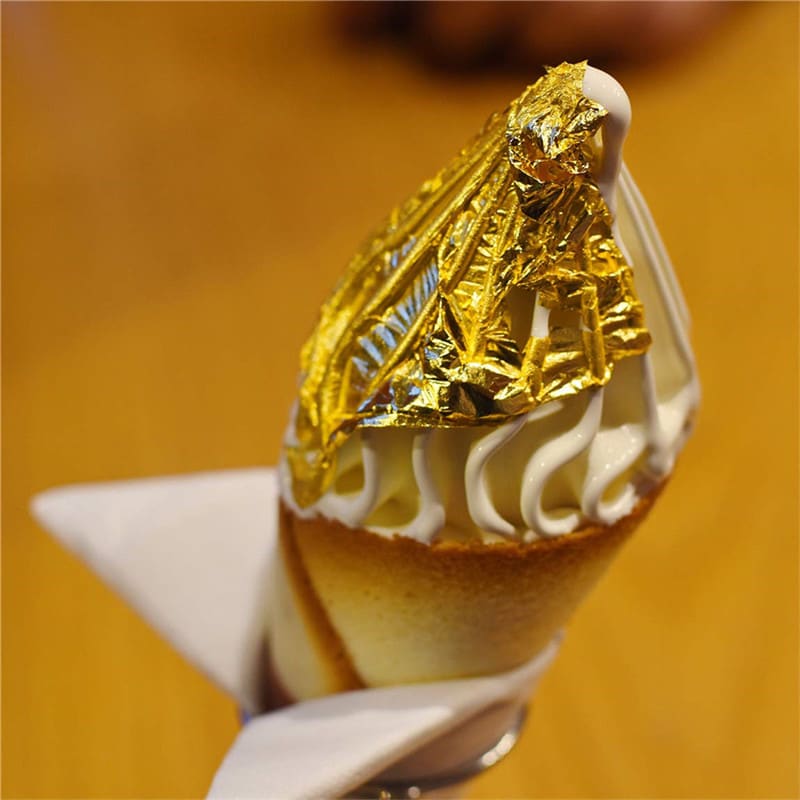 Lámina de Oro 24k 5 Unidades5
