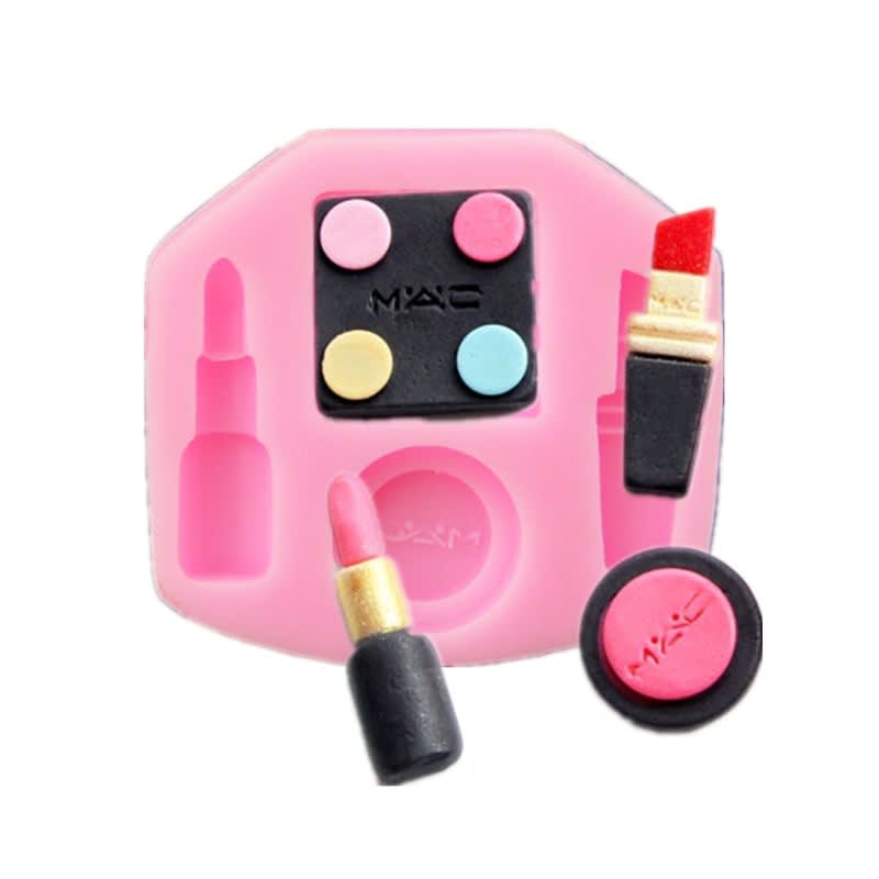 Molde Fondant Maquillaje Mac Silicona2