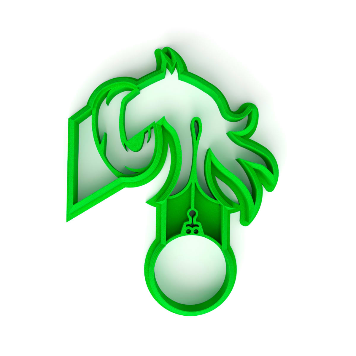 Cortador Marcador Mano Grinch Plástico2