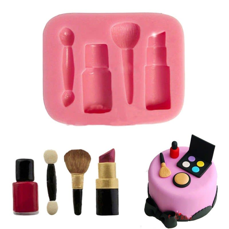 Molde Fondant Maquillaje Silicona3