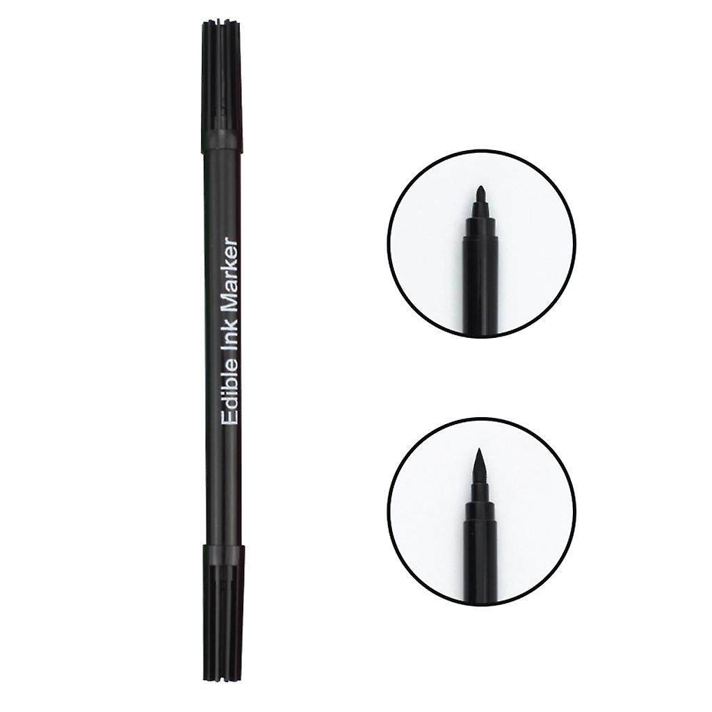 Marcador Doble Punta Fina/Pincel Negro 0