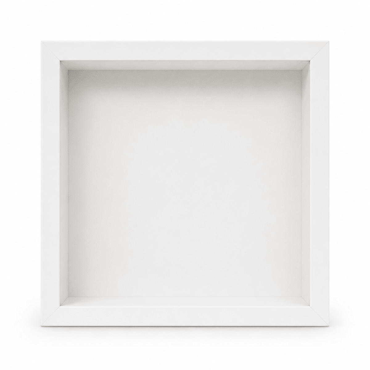 Marco Profundo Caja de Sombras Blanco 21,5x21,5x4,5 cm.6