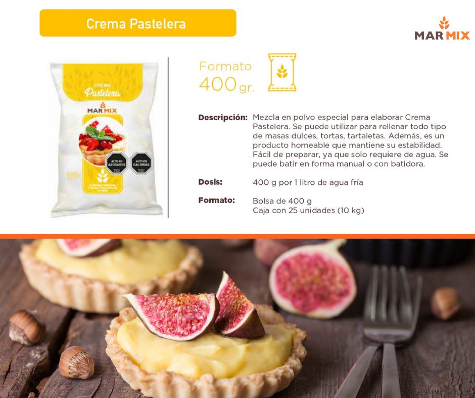 Crema Pastelera Marmix 400 gr.2