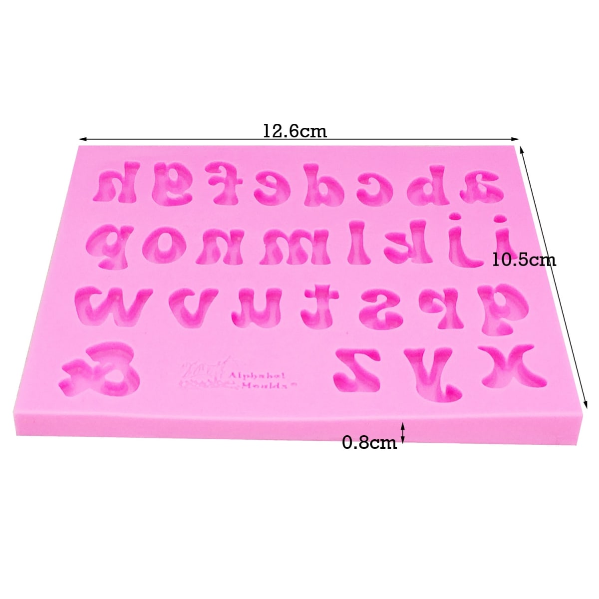 Molde Fondant Minúsculas Silicona2