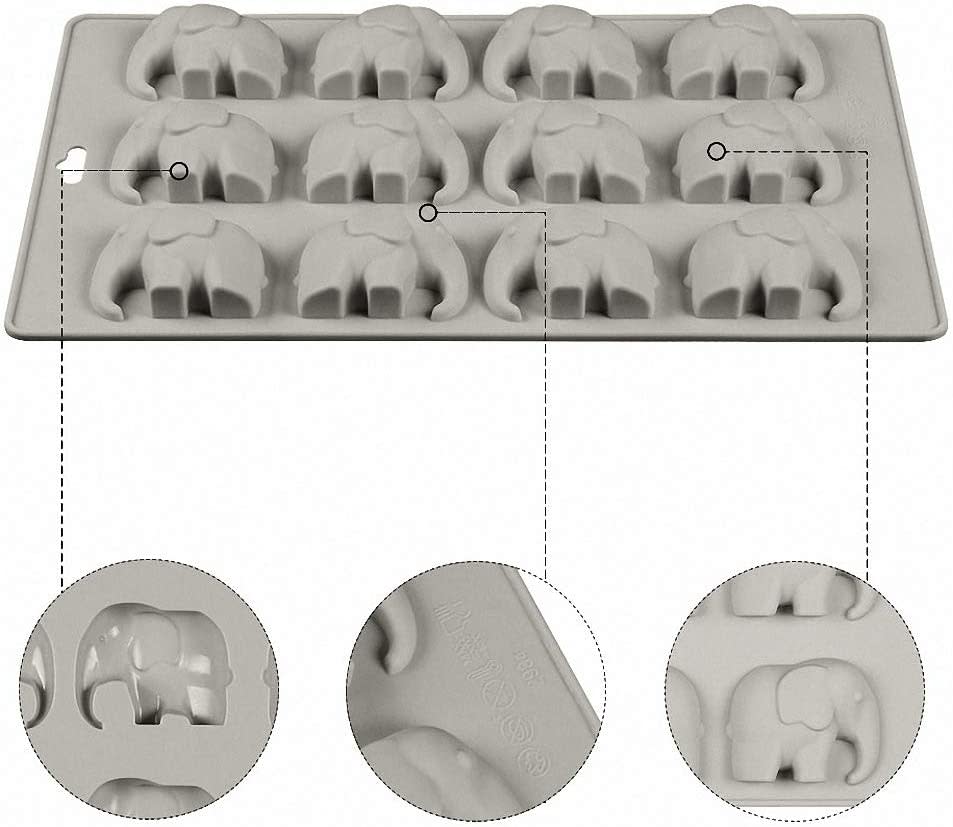 Molde Elefantes Silicona2