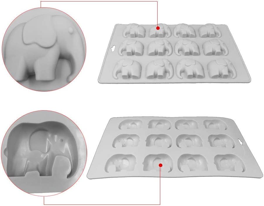 Molde Elefantes Silicona4