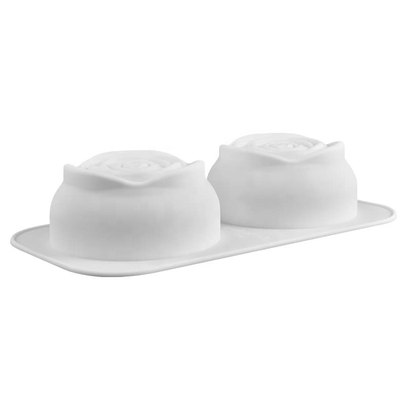 Molde Silicona 2 Rosas Medianas3
