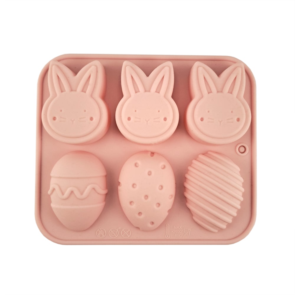 Molde 3 Huevos y 3 Conejos Silicona2