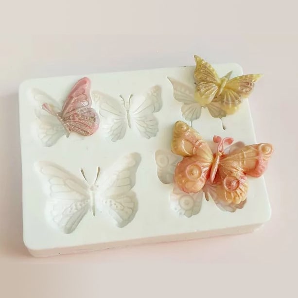 Molde Fondant 5 Mariposas3