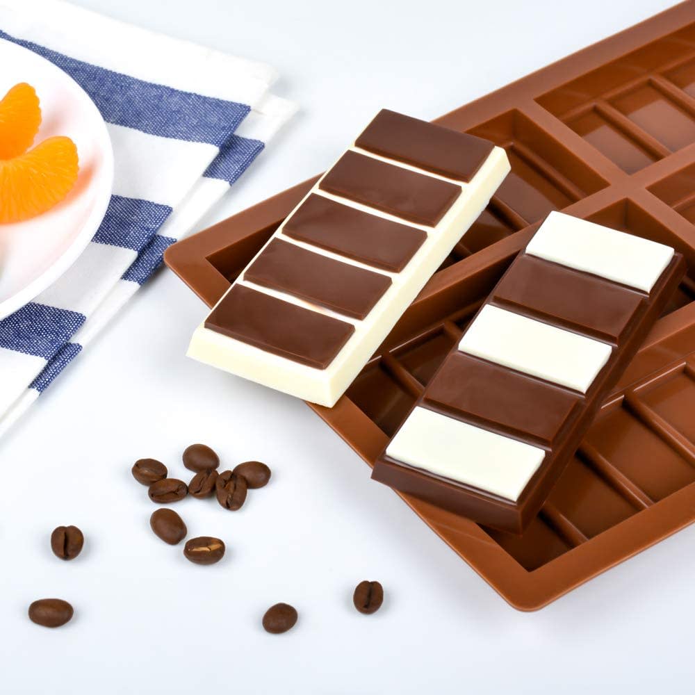 Molde Chocolate 6 Barras con 5 Segmentos Silicona3