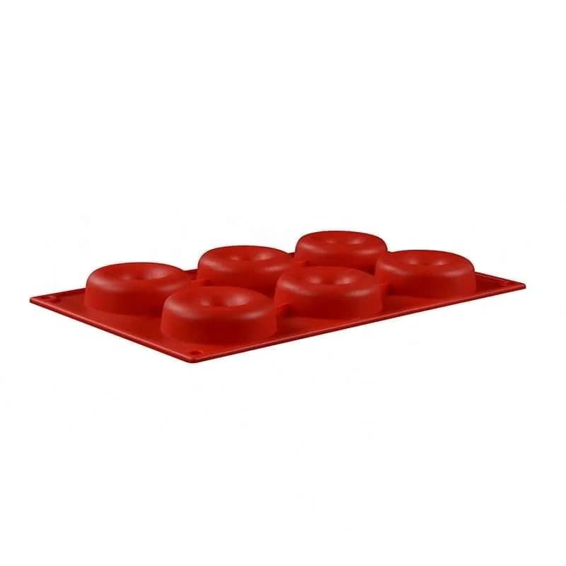 Molde para 6 Donuts Medianas Silicona4