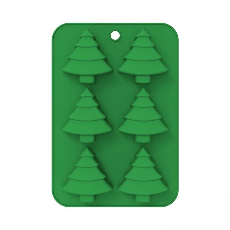 Molde Pino 6 Cavidades Silicona2