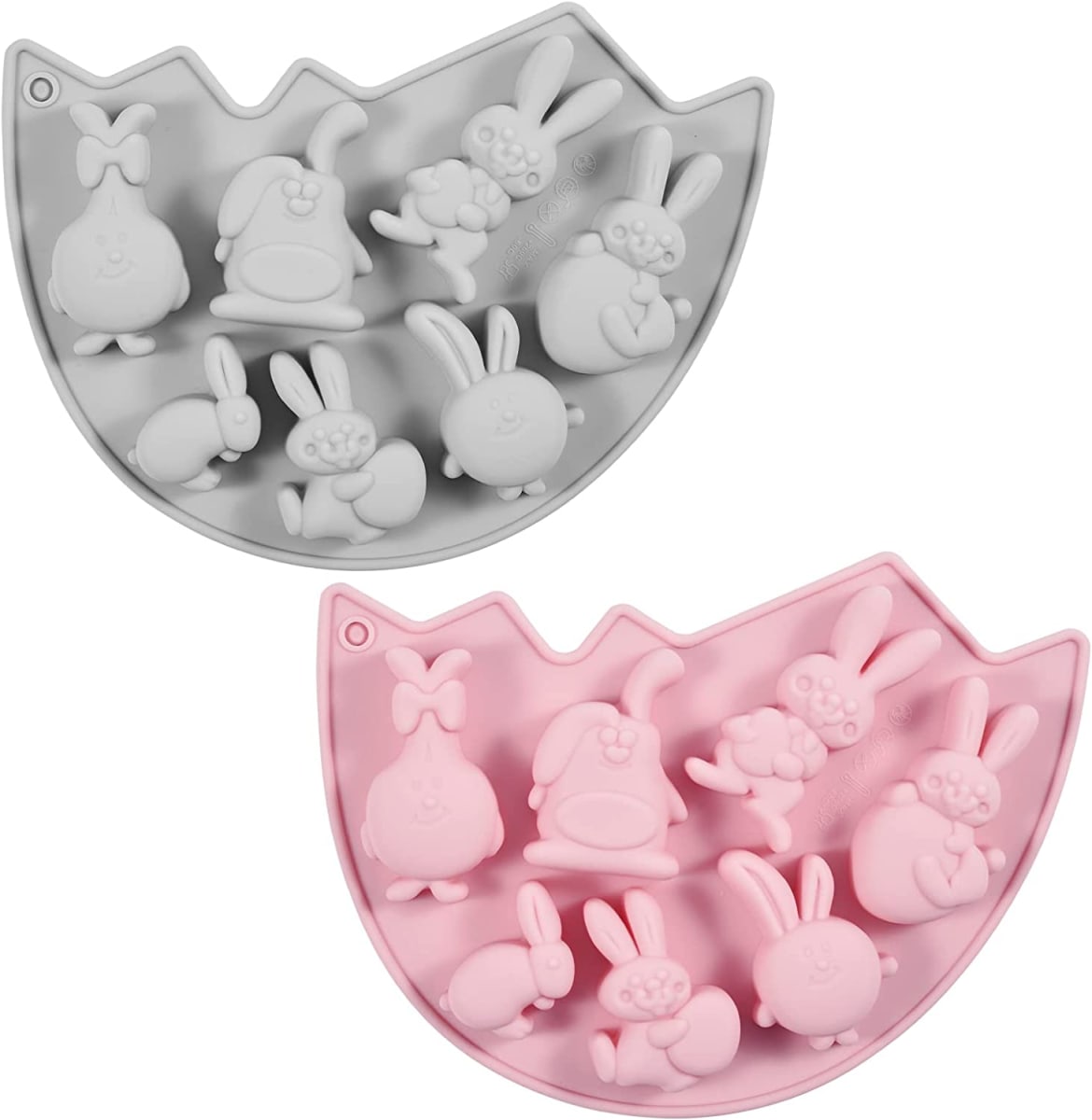 Molde Silicona Conejos 7 Cavidades3