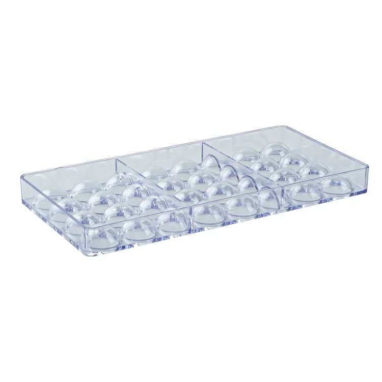 Molde Acrílico Semi Esfera 2,7 cm.4