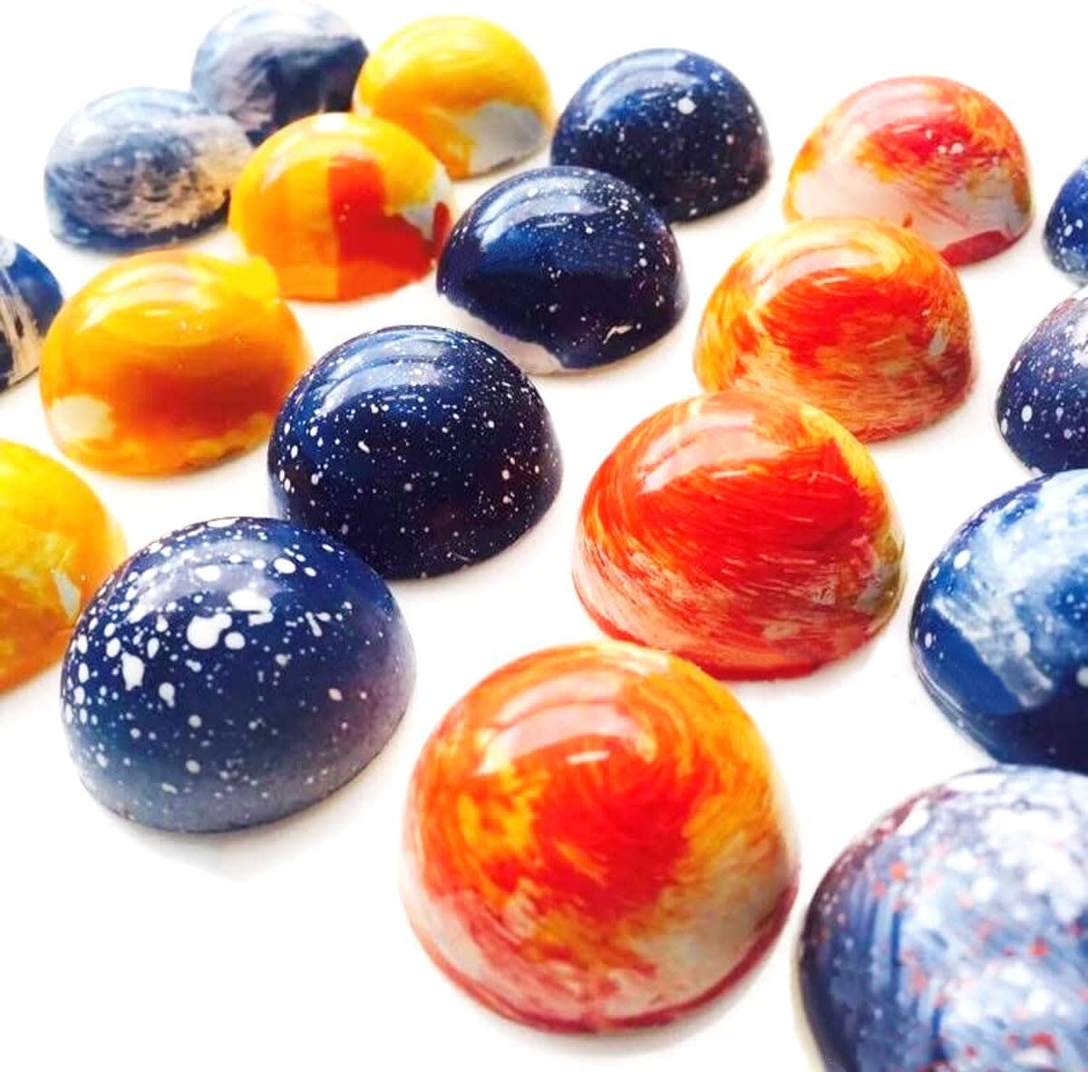 Molde Bombón Semi Esfera 3 cm. Acrílico4