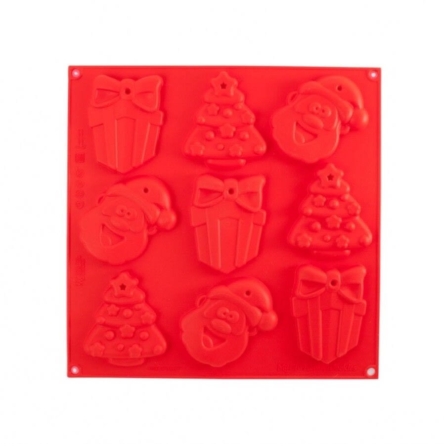 Molde Adornos Colgantes Navidad Silicona4