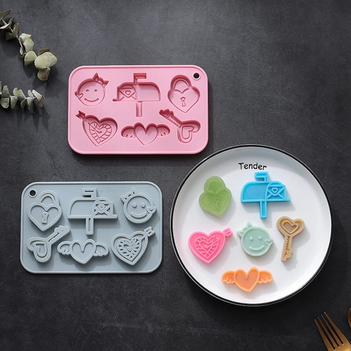 Molde Amor N°2 - 6 Cavidades Silicona4