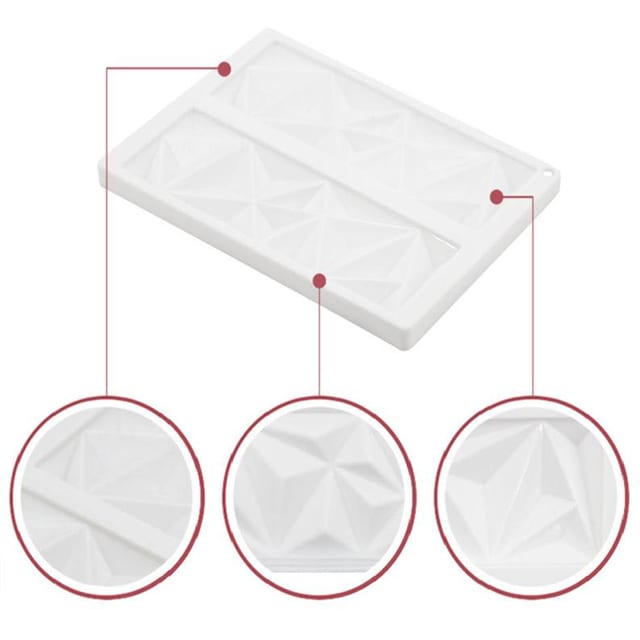 Molde Silicona Tableta Diamante Grande3