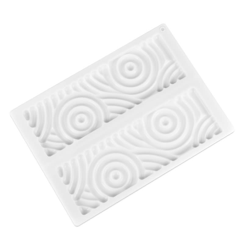 Molde Silicona Tableta Circulos Grande2