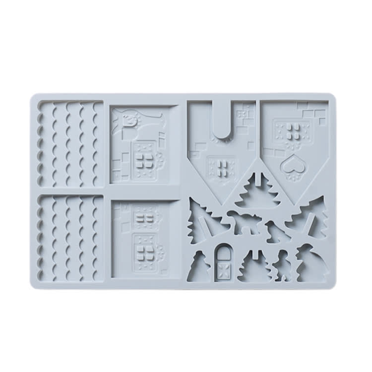 Molde Silicona Casa Jengibre Mini2