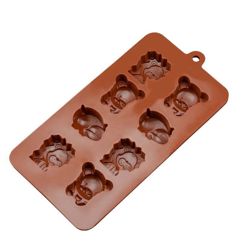 Molde Chocolate Animales Silicona2