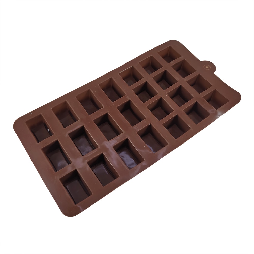 Molde Chocolate Cuadrados y Rectángulos Silicona2