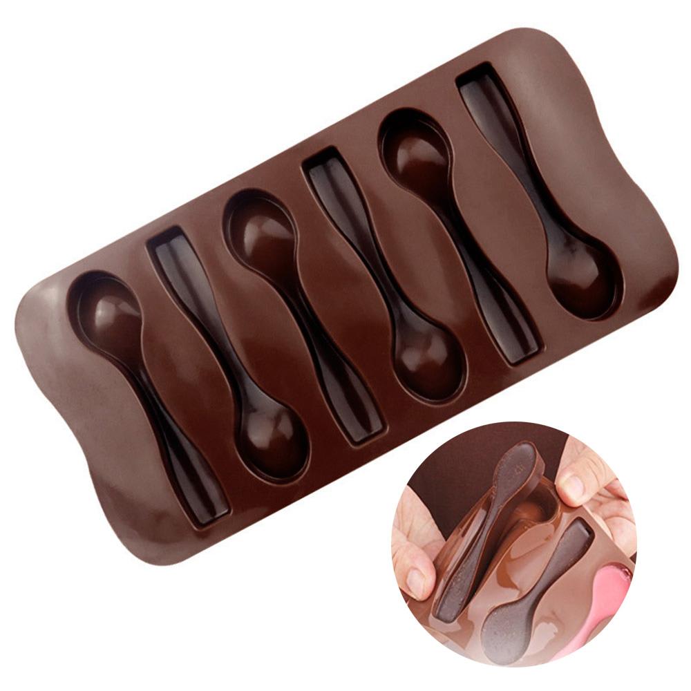 Molde Chocolate Cuchara Silicona3