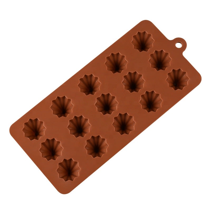 Molde Chocolate Gotita Acanalada Silicona3