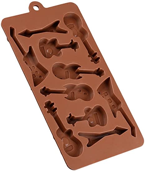 Molde Chocolate Silicona Guitarras2