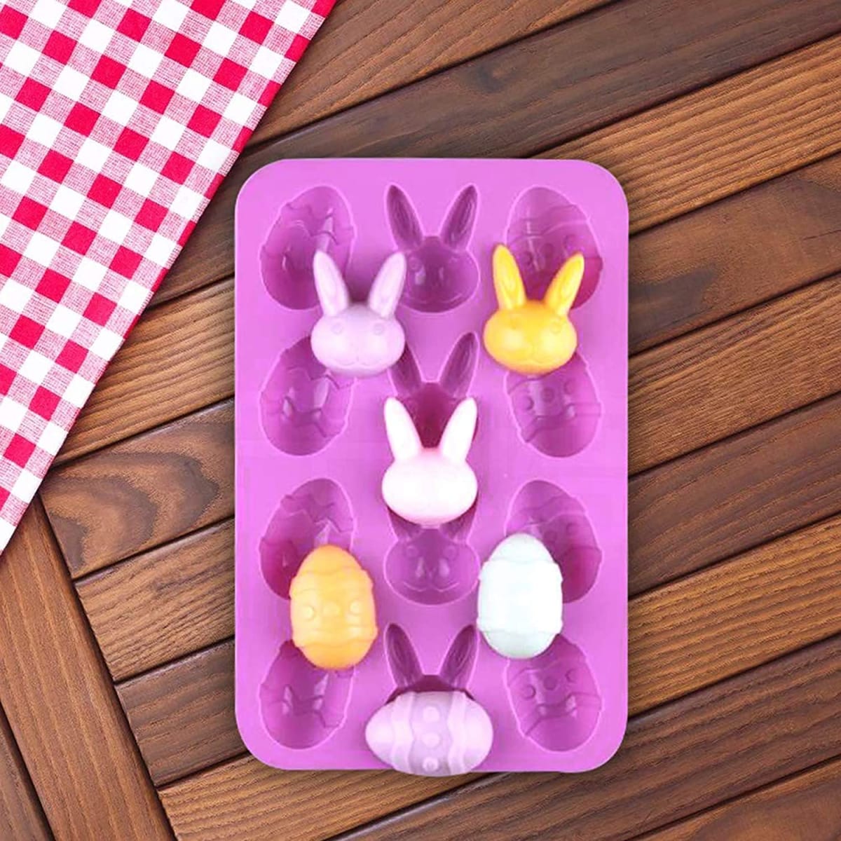 Molde Silicona Huevo y Conejo2