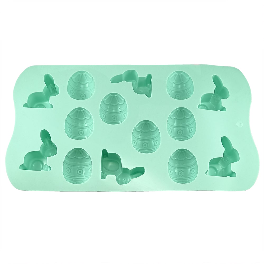 Molde Conejos y Huevos 14 Cavidades Silicona3