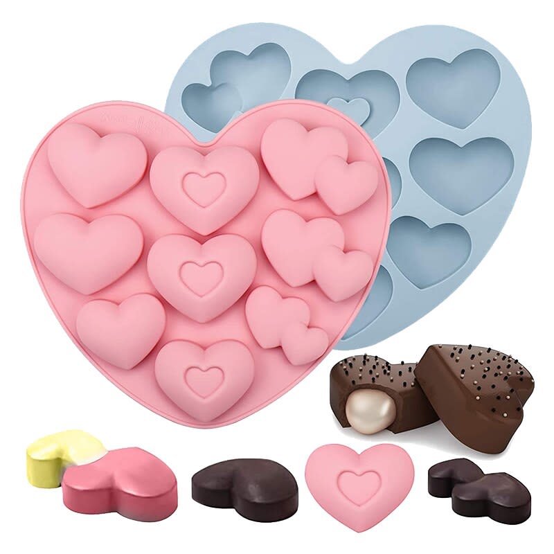 Molde Silicona 9 Corazones3