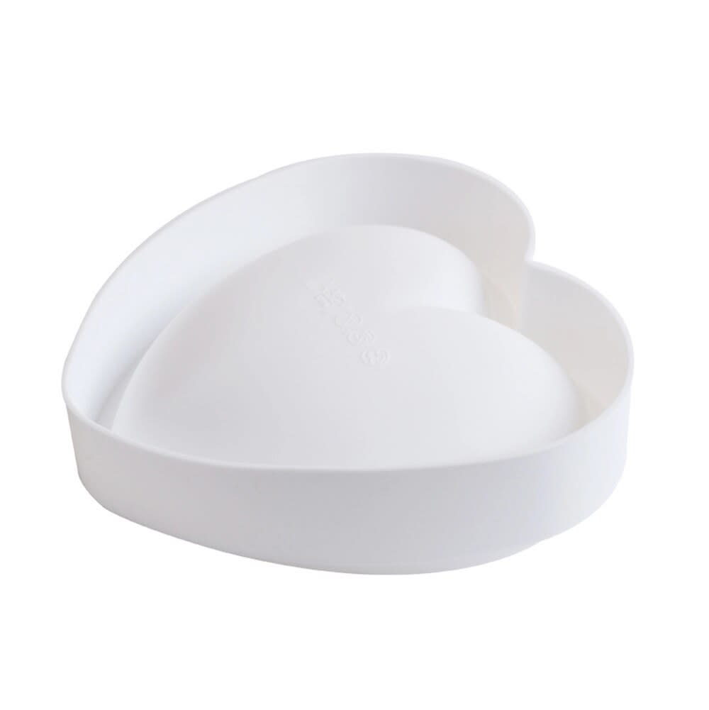 Molde Silicona Corazón Liso Grande4