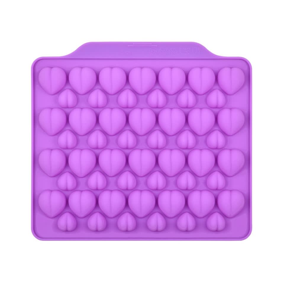 Molde Silicona Gomitas de Corazón 2 Tamaños2