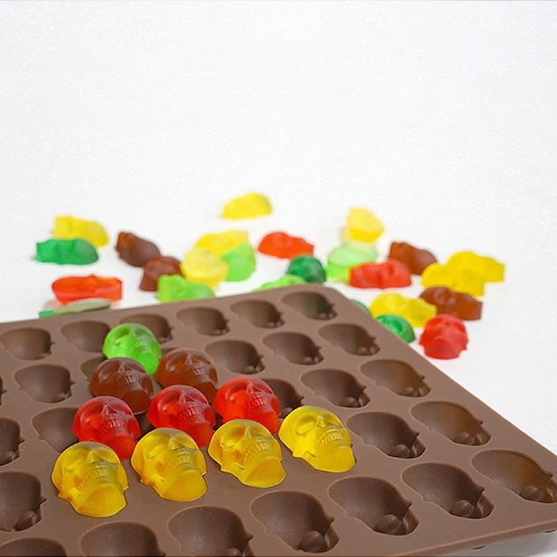 Molde Silicona Cráneos 40 Cavidades2