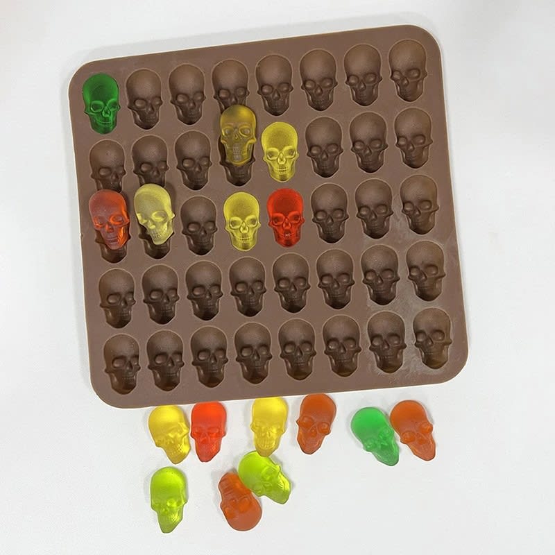 Molde Silicona Cráneos 40 Cavidades3