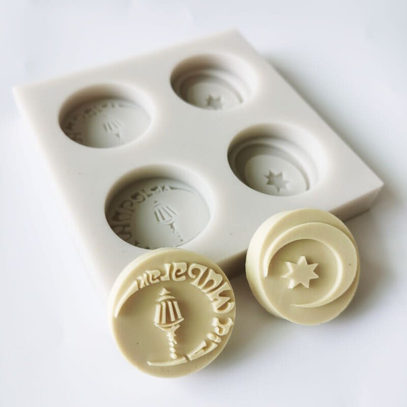 Molde Fondant Ramadan – Eid Mubarak Silicona3