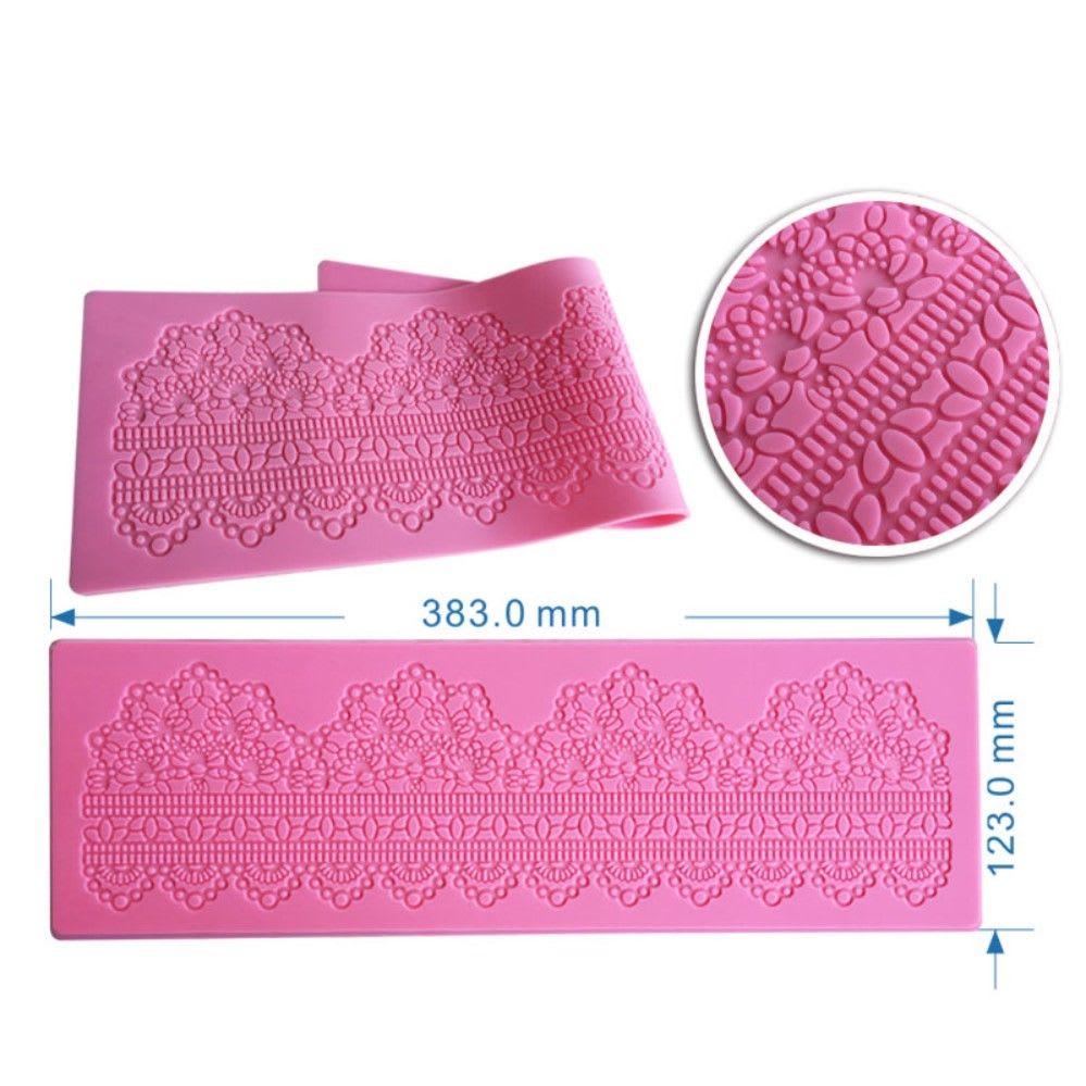 Molde Encaje Comestible 1 Diseño Ancho Silicona2