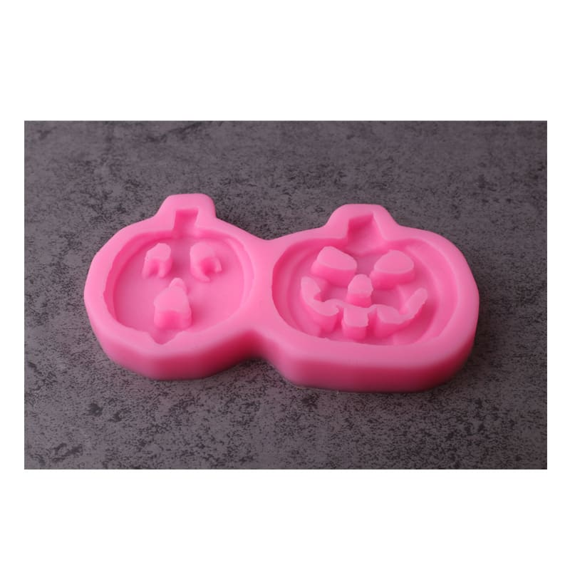 Molde Fondant 2 Calabazas Silicona2